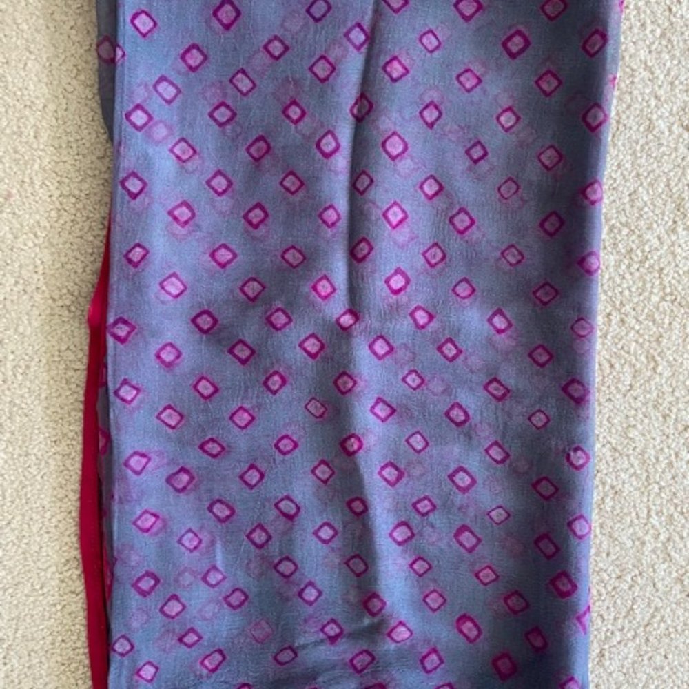 - Very Fine light Georgette shawl scarf dupatta 40 inches x 37 inches wide NEW